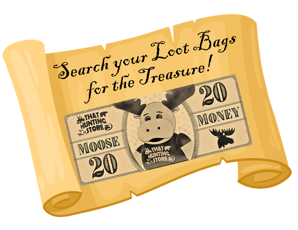That Hunting Store Moose Money Graphic for No Tax Sale 