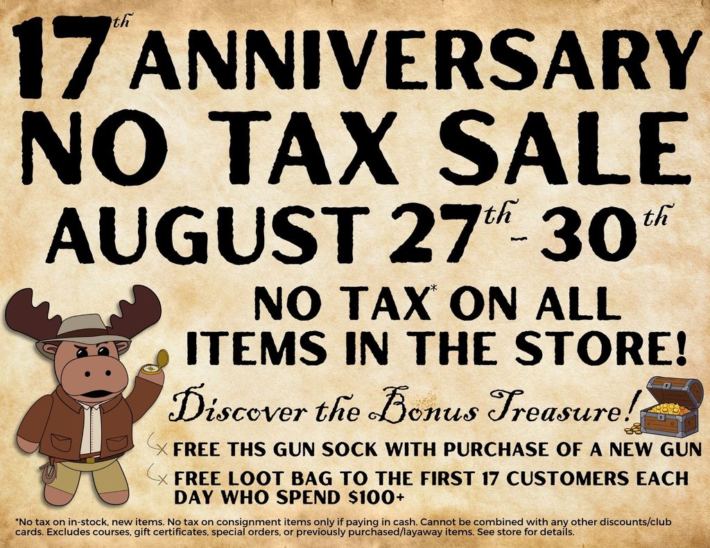 That Hunting Store No Tax Sale Sign 