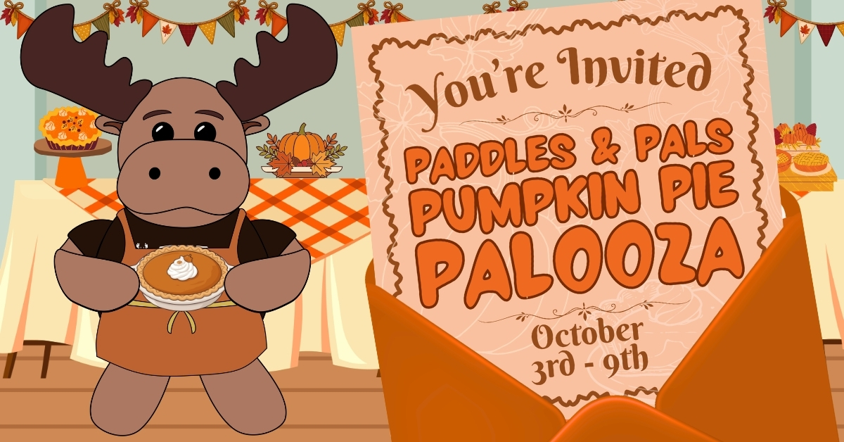 ANNOUNCING: PADDLES & PALS PUMPKIN PIE PALOOZA! STARTS TOMORROW!